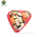 Take-Away Disposable Plastik Red Heartshaped Food Container